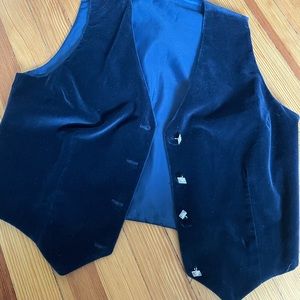 Vintage velvet vest